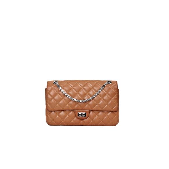 CHANEL Lambskin Double Flap 2.55 Bag A-A36986 - Picture 1 of 1